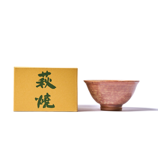 未使用品 萩焼 茶道具 刷毛目 茶碗 5客揃 共箱入り 萩焼 坂倉 善右衛門 刷毛目茶碗｜By Emotion
