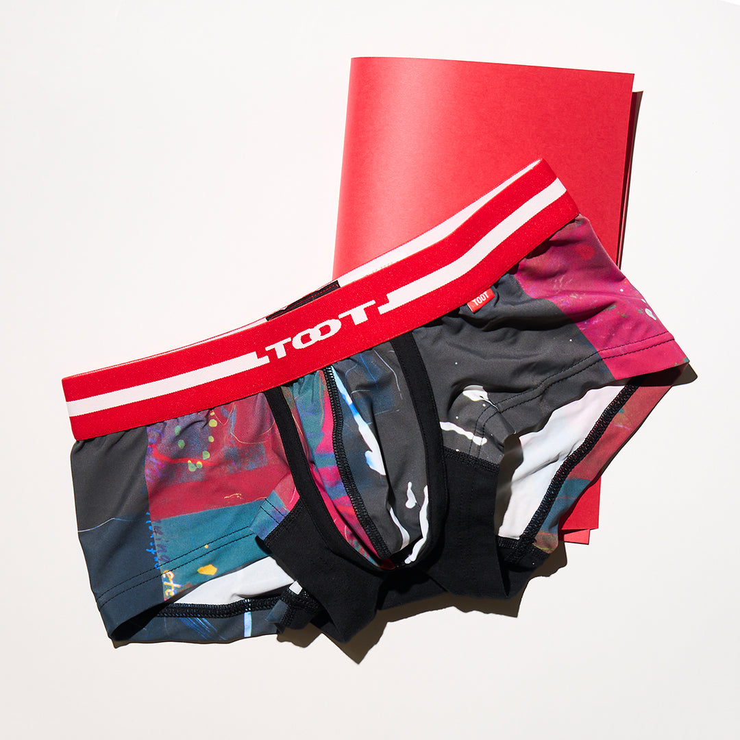 M字パンティ物語 TOOT 横尾忠則コラボ「MAJOR ARCANA V 1986」 フィット感抜群のボクサーパンツ – By Emotion