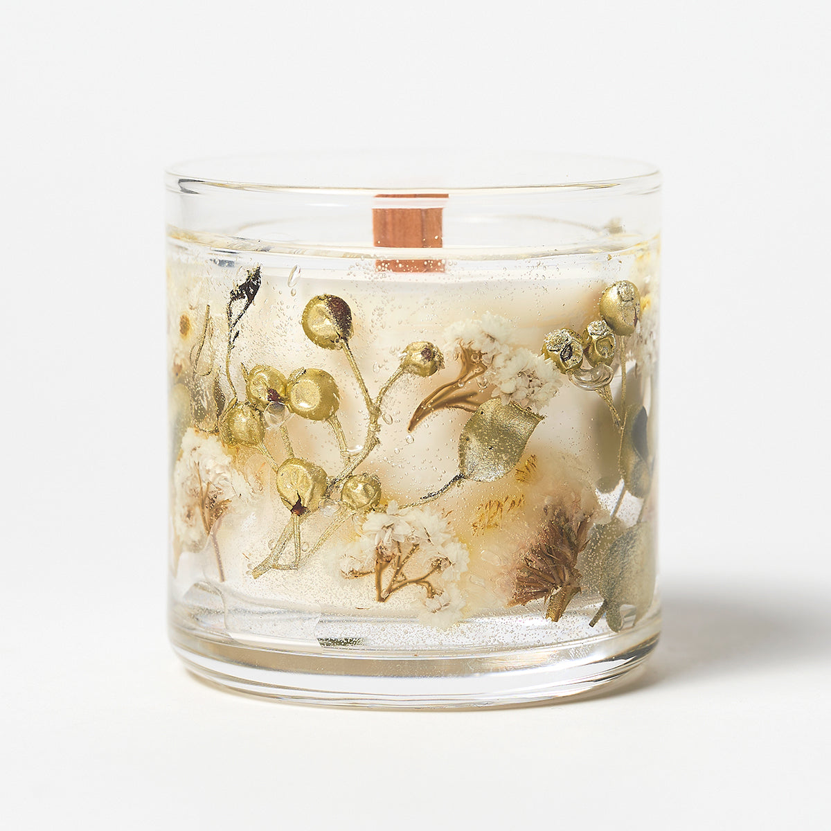 フラワーカラー　ホワイト × ゴールド　イメージ