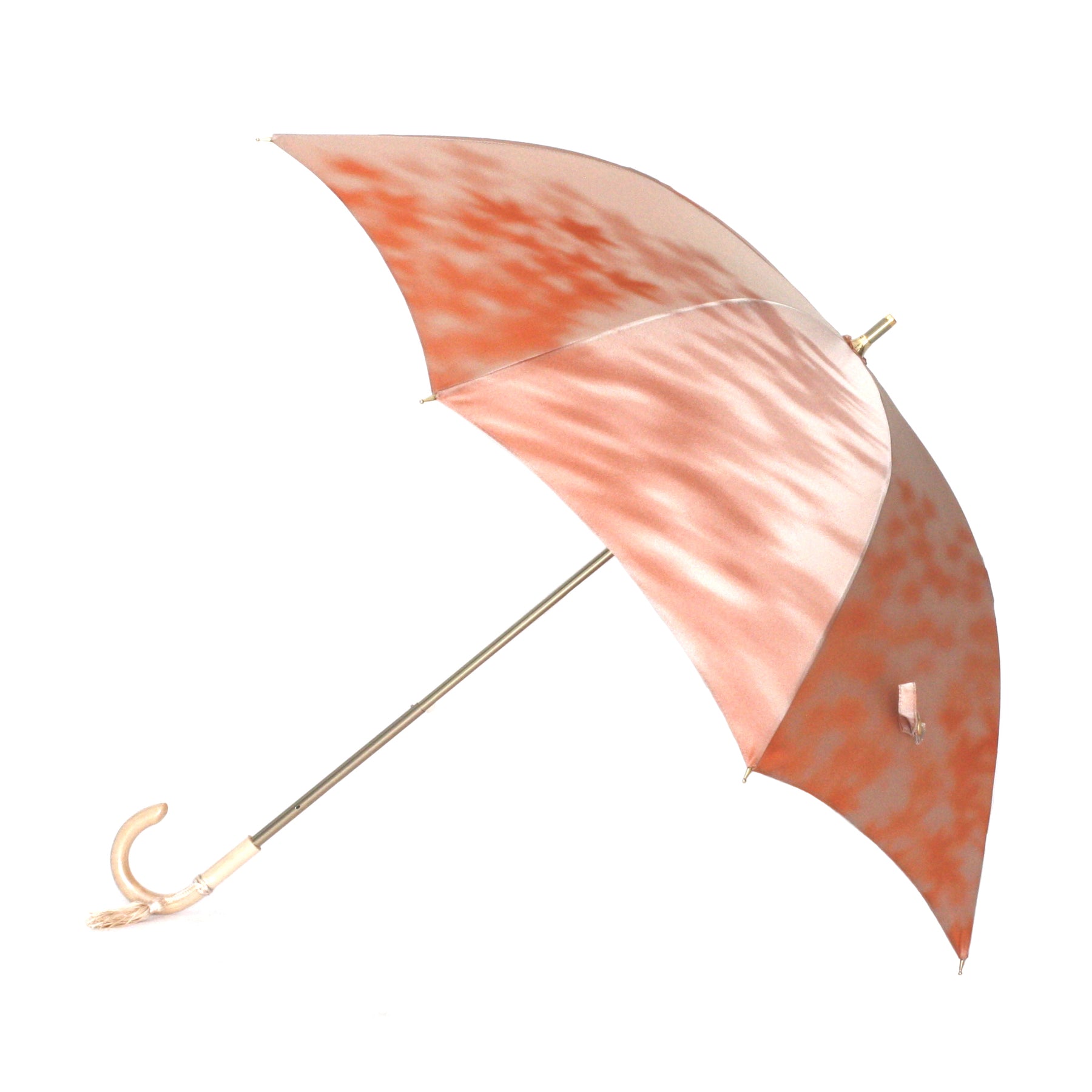 こちらは手放すことにしましたイイダ傘店　晴雨兼用折りたたみ傘　こもれび/紅葉　新品