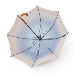ペールブルー<br>傘の中でやわらかく光が回る仕組み