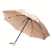 折りたたみ傘：親骨の長さ 60㎝　直径 97㎝　全長 91㎝<br>織生地の魅力を感じる裏地の美しさ