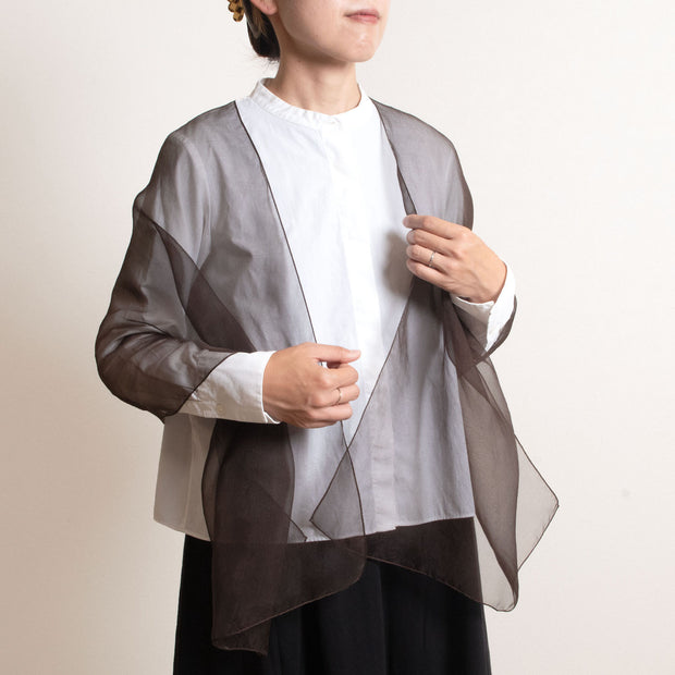 夜叉五倍子<br>絹100%<br>約50×180cm