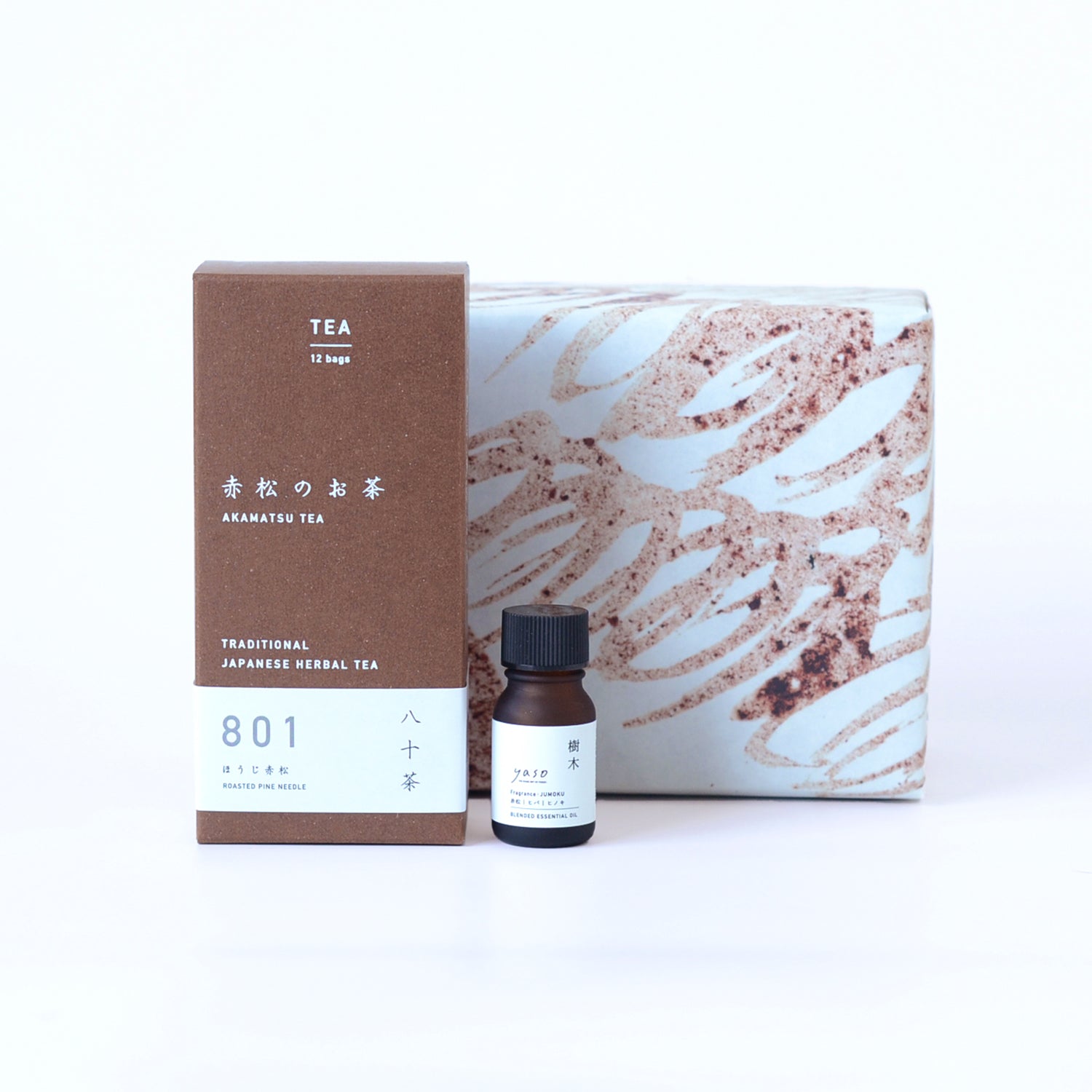 八十茶とブレンドエッセンシャルオイル