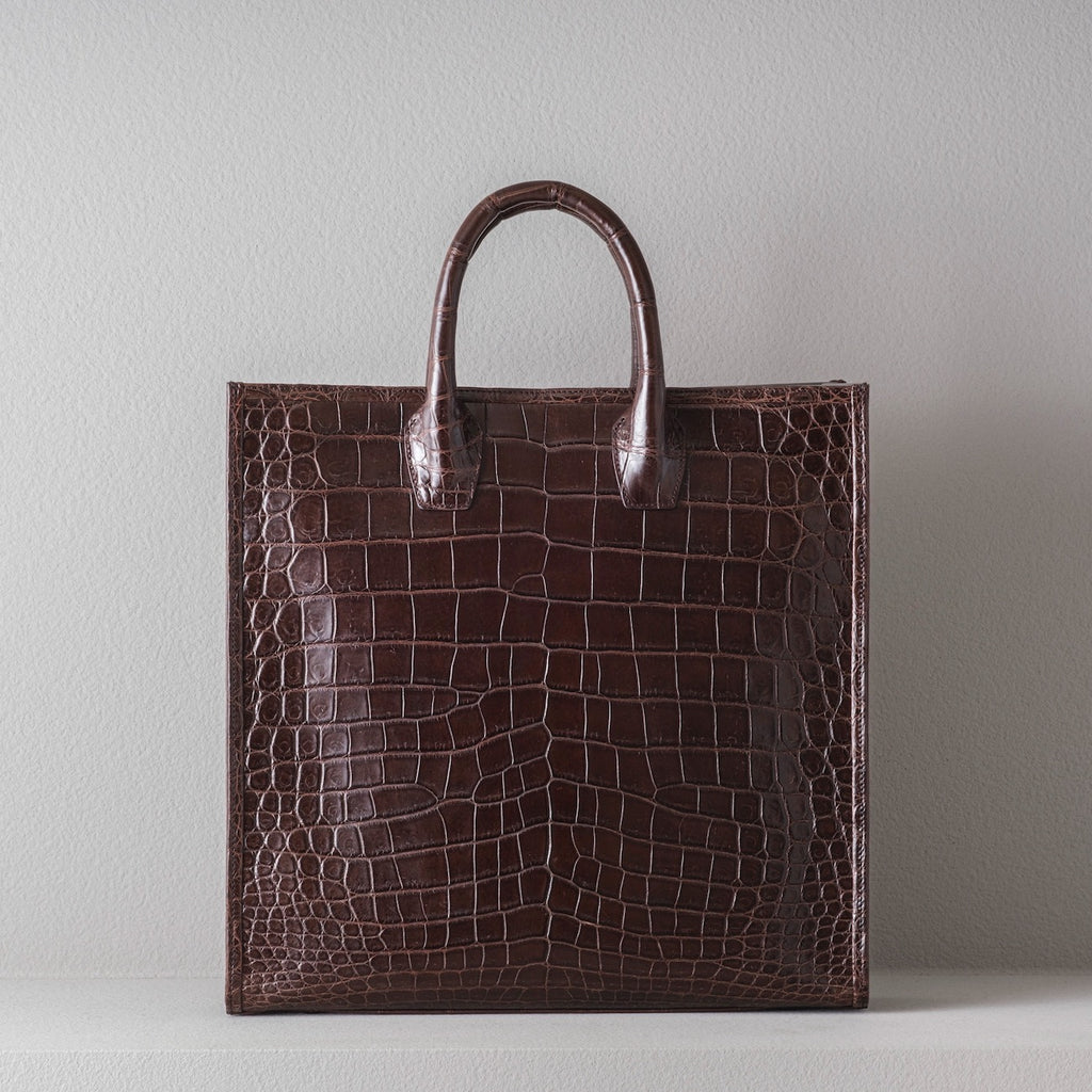 FUJITOYO スクエアトートバッグ｜クロコダイルレザー専業ブランドの