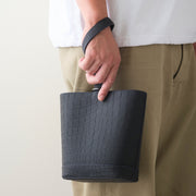 EX マットブラック<br>高さ約20×幅15×マチ11cm・持ち手部分約21cm<br>約300g