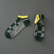 SET３<br>pattern socks / FOREST（mustard）