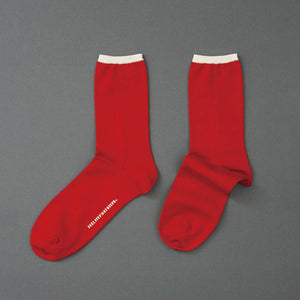 SET１<br>pattern socks / SIMPLE（red）