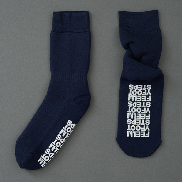 SET５<br>merino wool climbing socks / SOLID（navy）