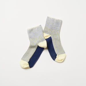 SET４<br>ankle socks / A FOUL WIND（navy）