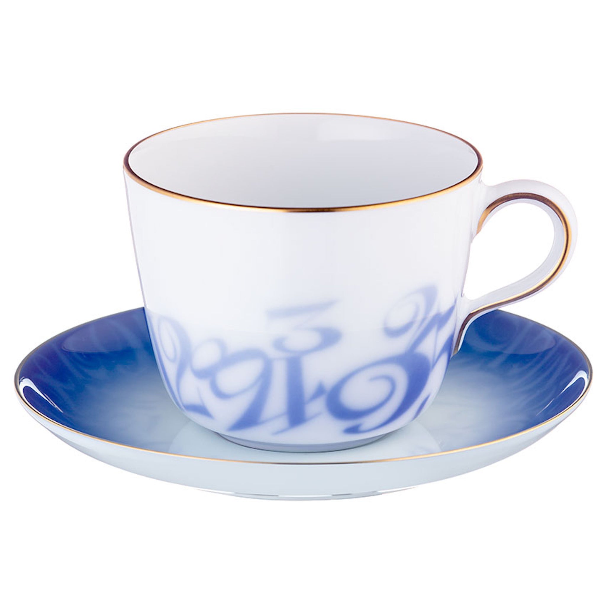 CUP: 口径約9cm / 長径約11.5cm / 高さ約7cm / 満水容量約295cc<br>SAUCER: 直径約15cm / 高さ約2cm