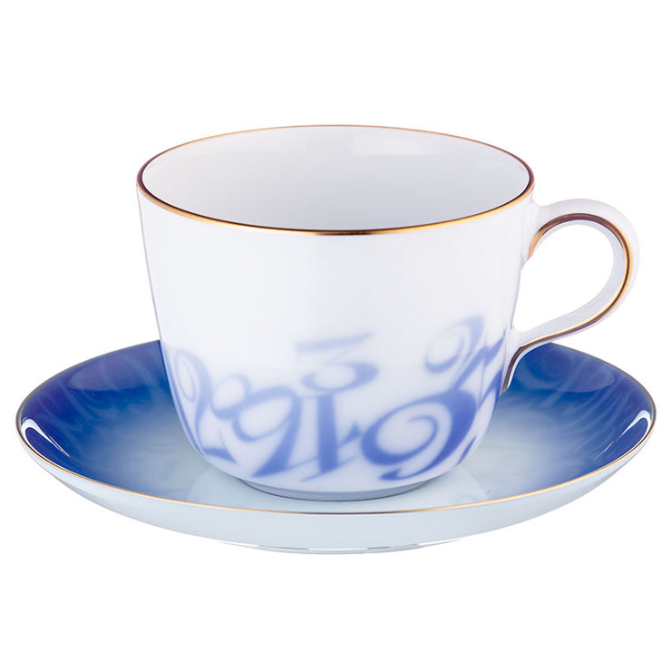 CUP & SAUCER<br>CUP: 口径約9cm / 長径約11.5cm / 高さ約7cm / 満水容量約295cc<br>SAUCER: 直径約15cm / 高さ約2cm