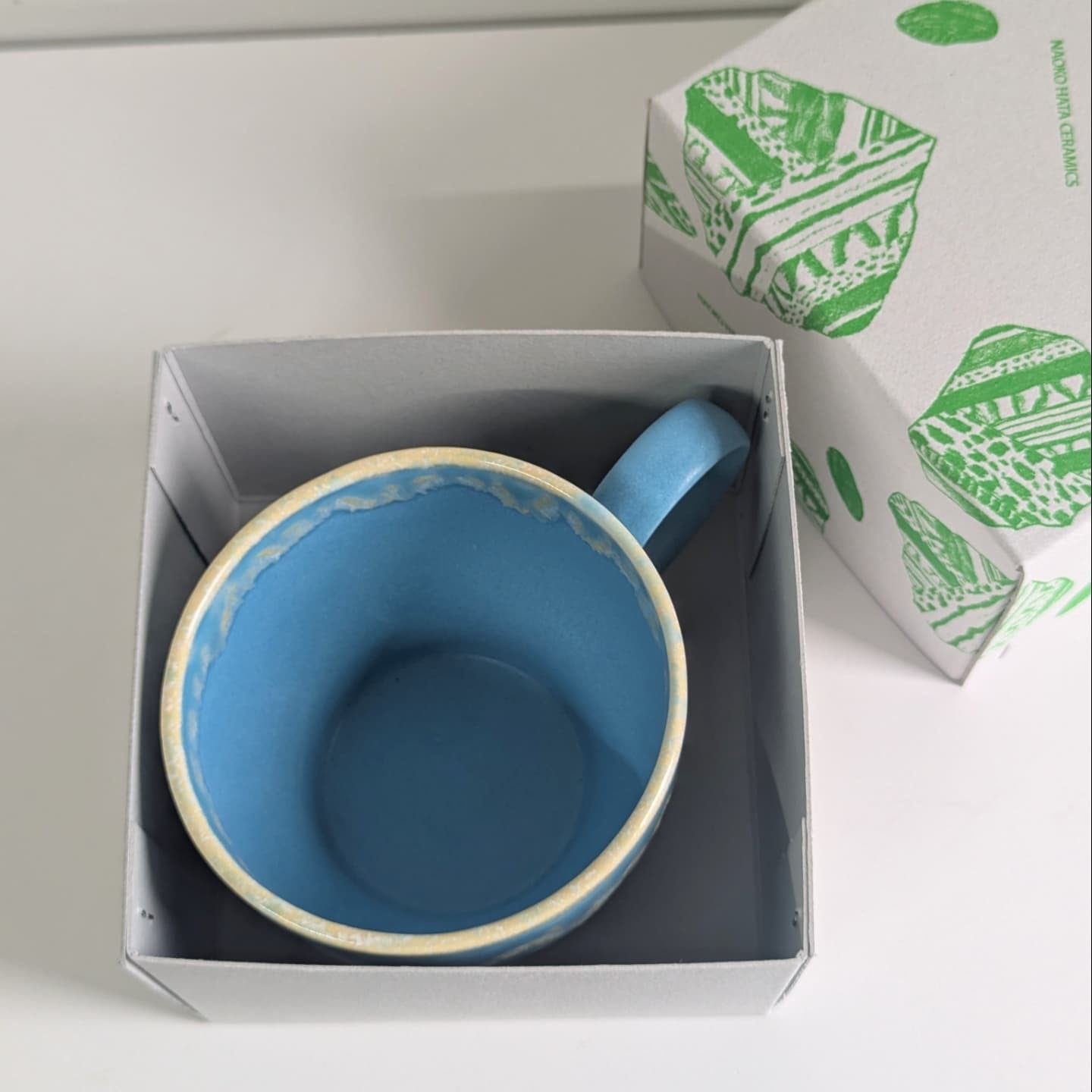 ギフトBOX　イメージ<br>※マグカップLは「グリーン」のBOXでお届けいたします。