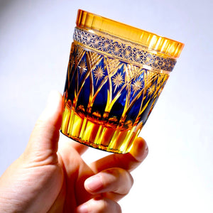 CHIKARAISHI 切子グラス「Baroque」｜工房で手作り｜日本酒を楽しむ