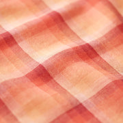 万華鏡 ー 茜<br>約58×204cm<br>絹65%・オーガニックコットン35%