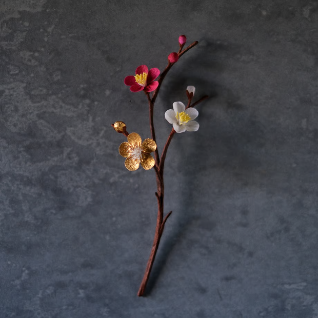 紅白金梅<br>長さ約20cm　
