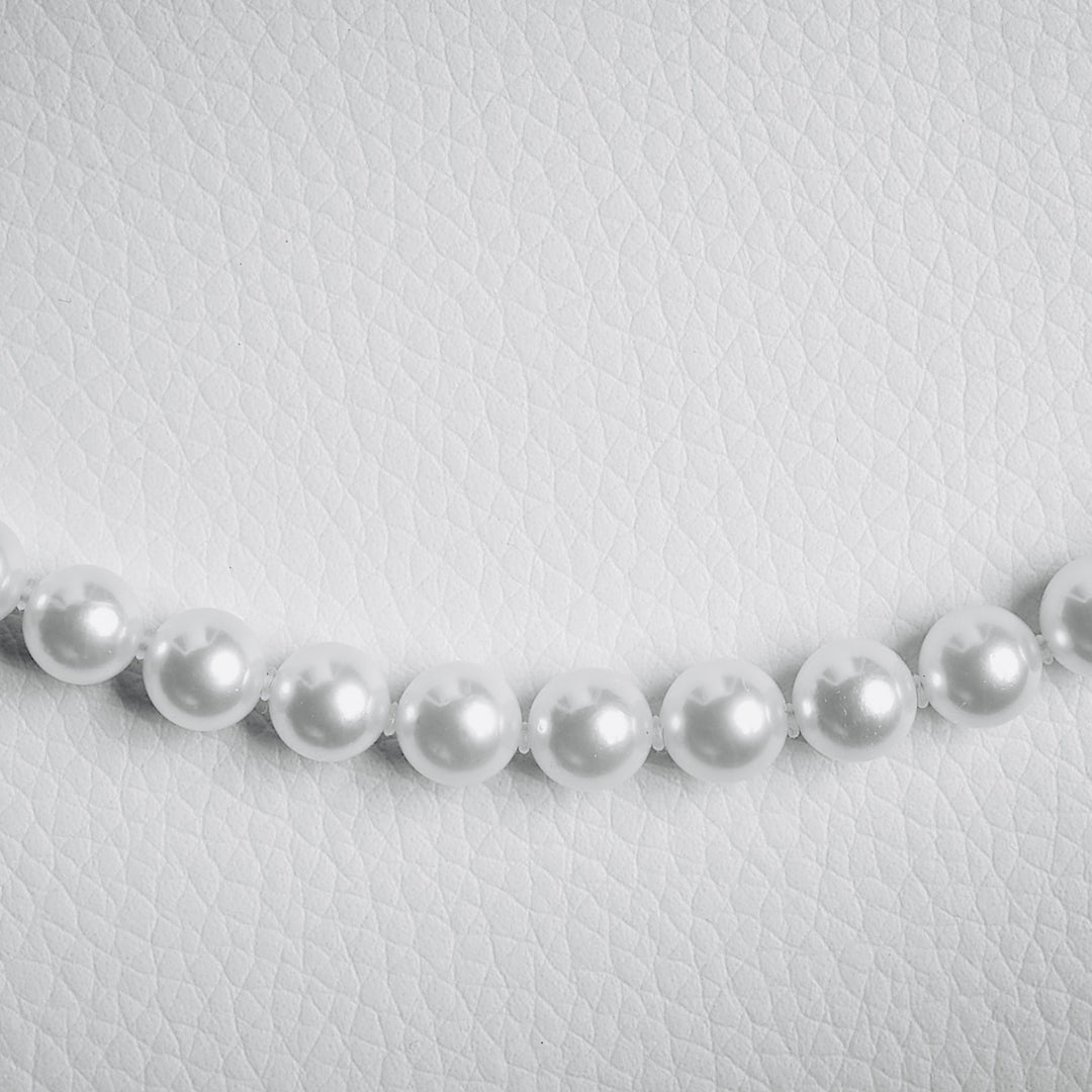 VERSACE パールネックレス 東京ソワール 軽やかロングパールネックレス クリスタル 結婚式