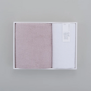 ほわほわサンホーキン<br>バスタオル1枚（ピンク）、フェイスタオル１枚（オフホワイト）