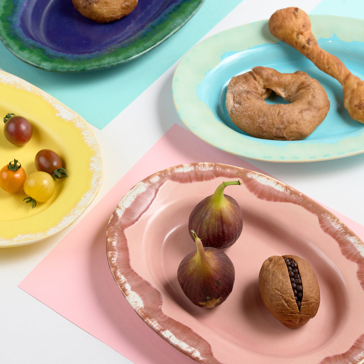NAOKO HATA CERAMICS Melt series Oval plate オーバルプレート