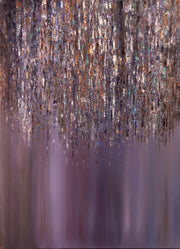 「Rain -autumn-」<br>
幅727×高さ1000×奥行20mm（P40）<br>
制作年：2022年<br>
Acrylic color, mixed media on canvas<br>
額装はありません。