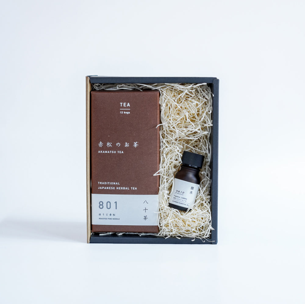 八十茶とブレンドエッセンシャルオイル