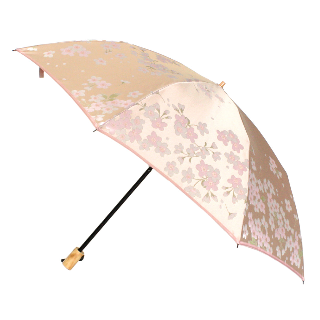 槙田商店 晴雨兼用傘（折りたたみ・長傘）絵おり 桜 – By Emotion