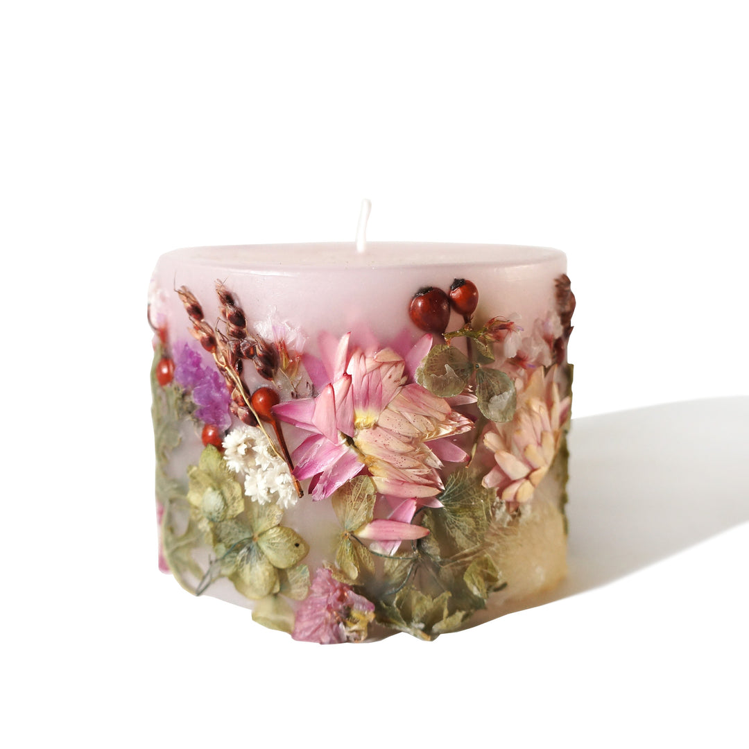 710candle ボタニカルキャンドル 北海道・道南の花を用いた