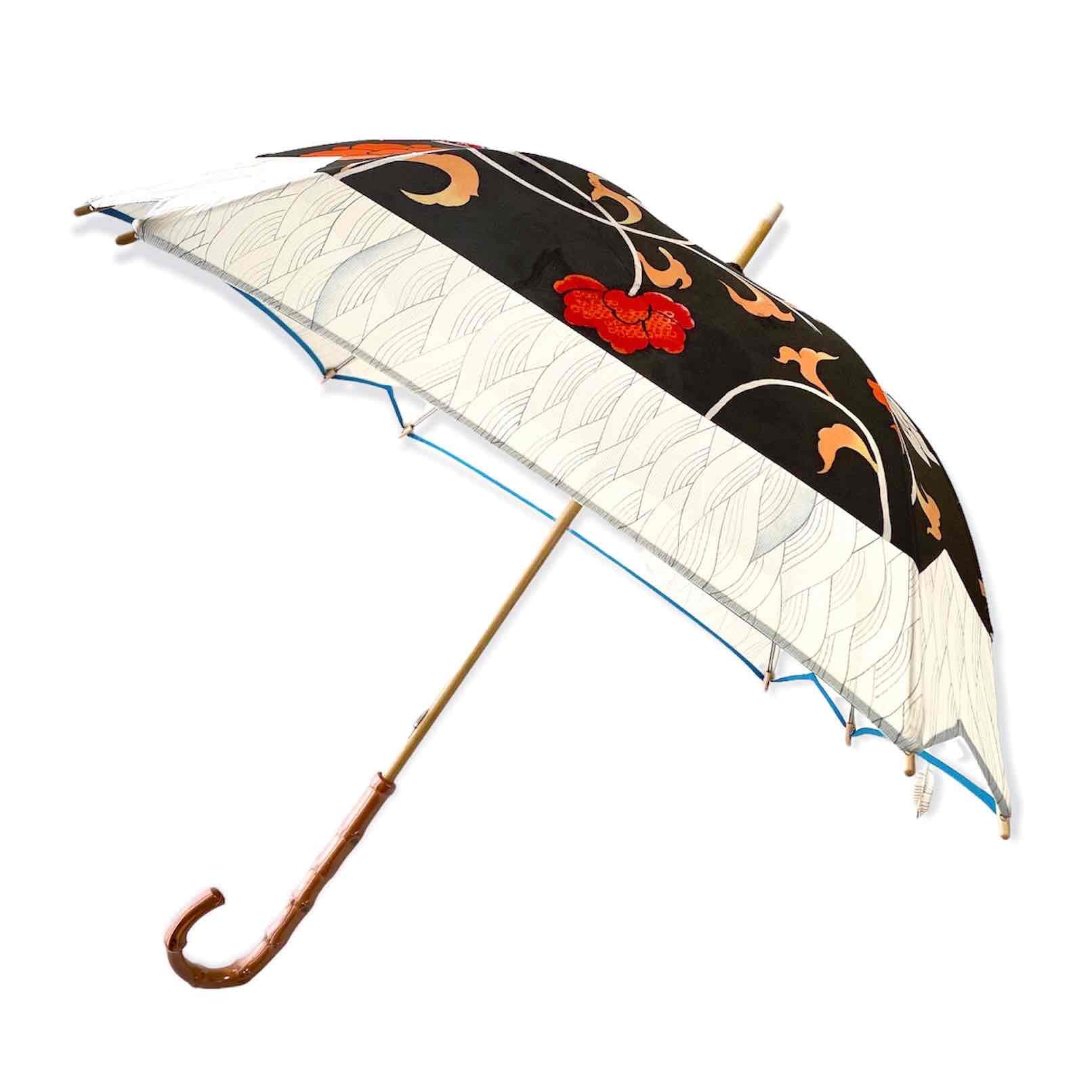 A rain or shine umbrella that reproduces the Shosoin pattern