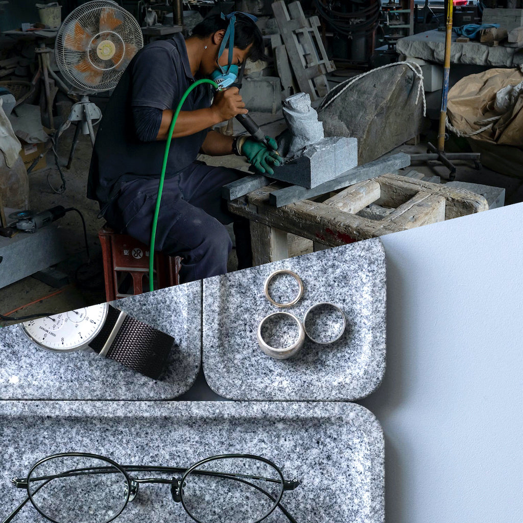 AJI PROJECT 大理石を超える硬さ。世界でも希少で美しい庵治石の