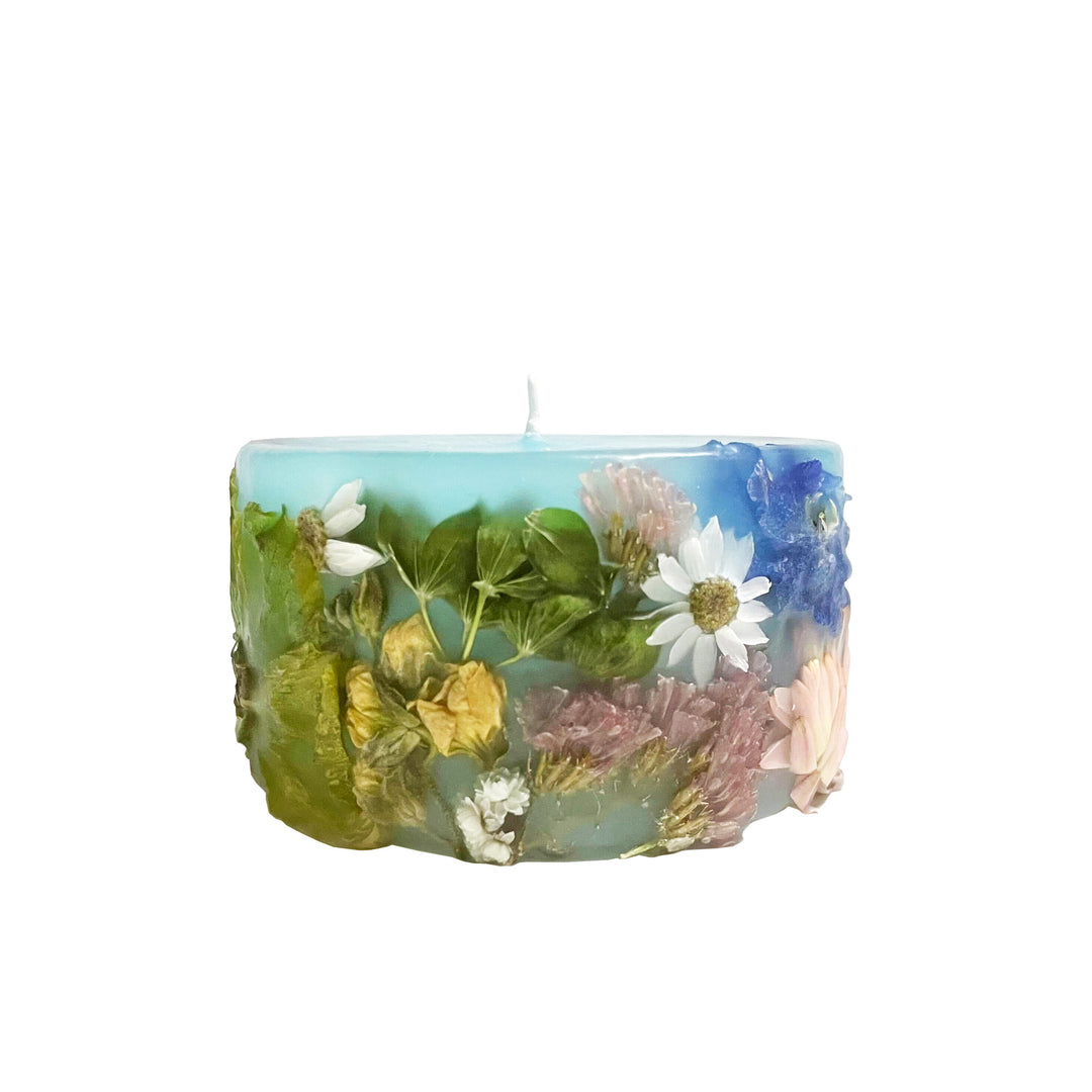 710candle ボタニカルキャンドル 北海道・道南の花を用いた手づくり