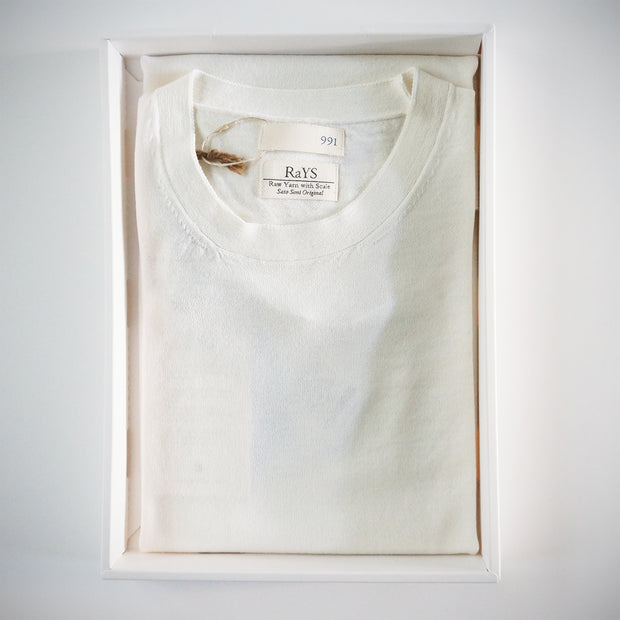 WOOL BIG T-SHIRT　ホワイト