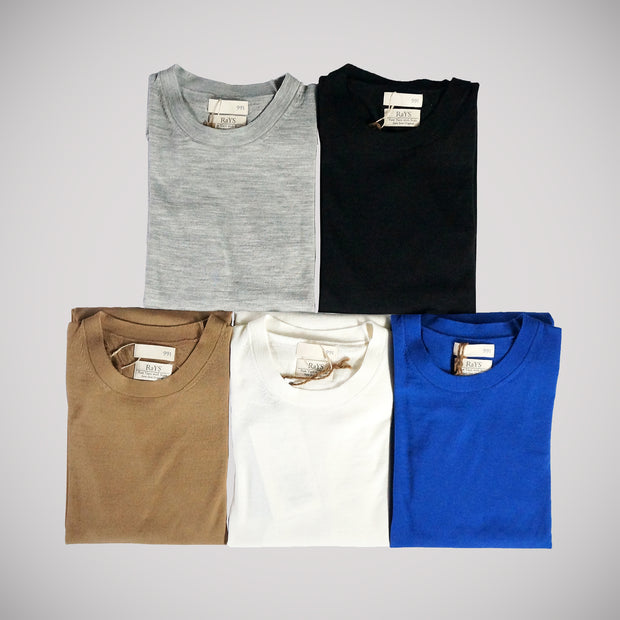 佐藤繊維　Wool T-Shirt